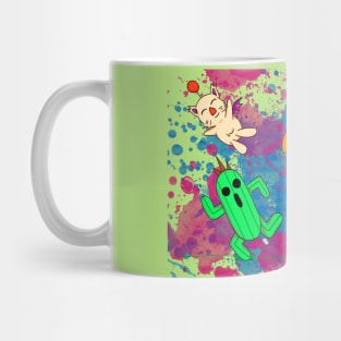 Final Pets (chocobo, moogle, cactuar) Mug